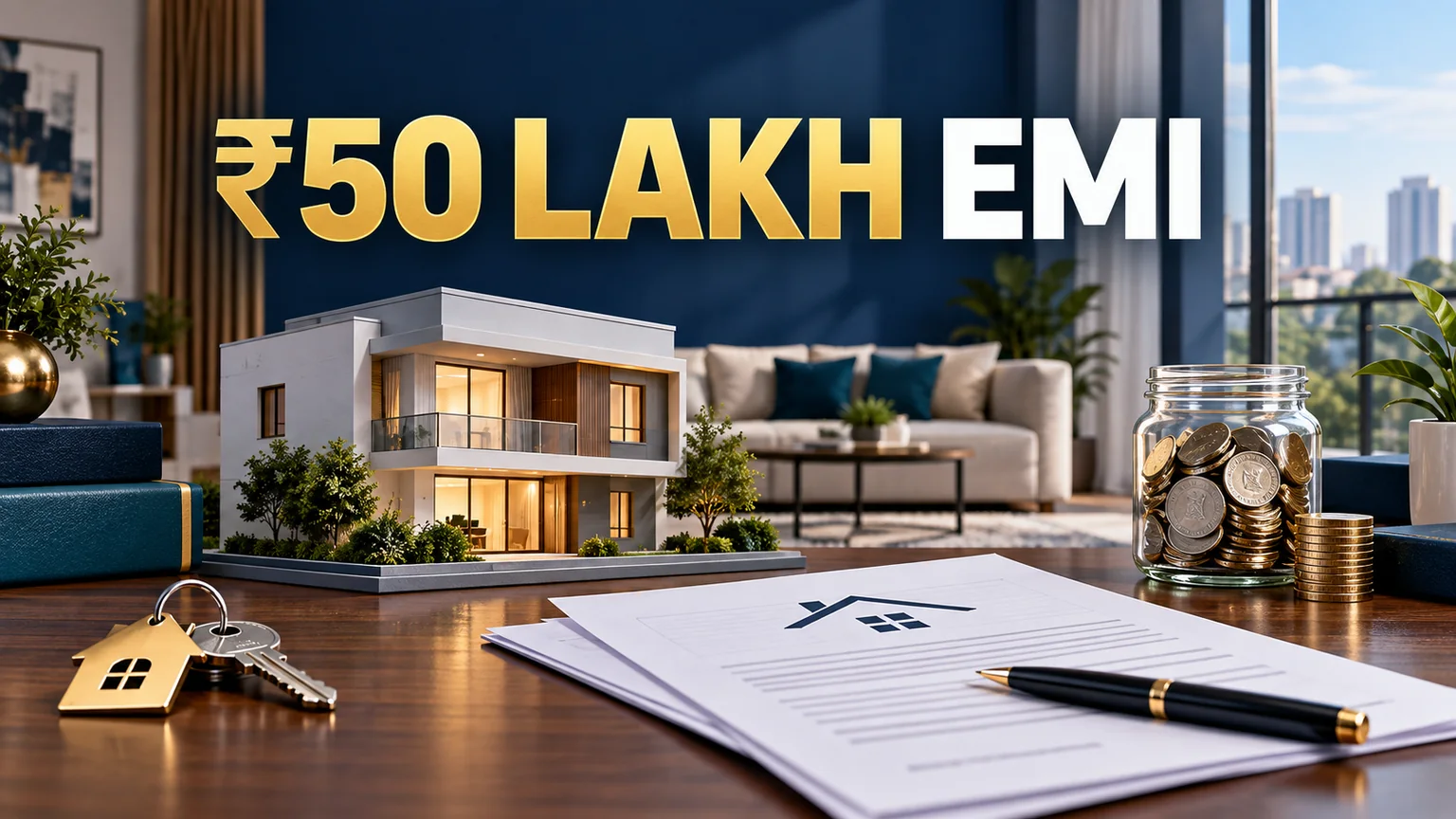 ₹50 Lakh Home Loan EMI: 15, 20 and 30-Year Cost Examples
