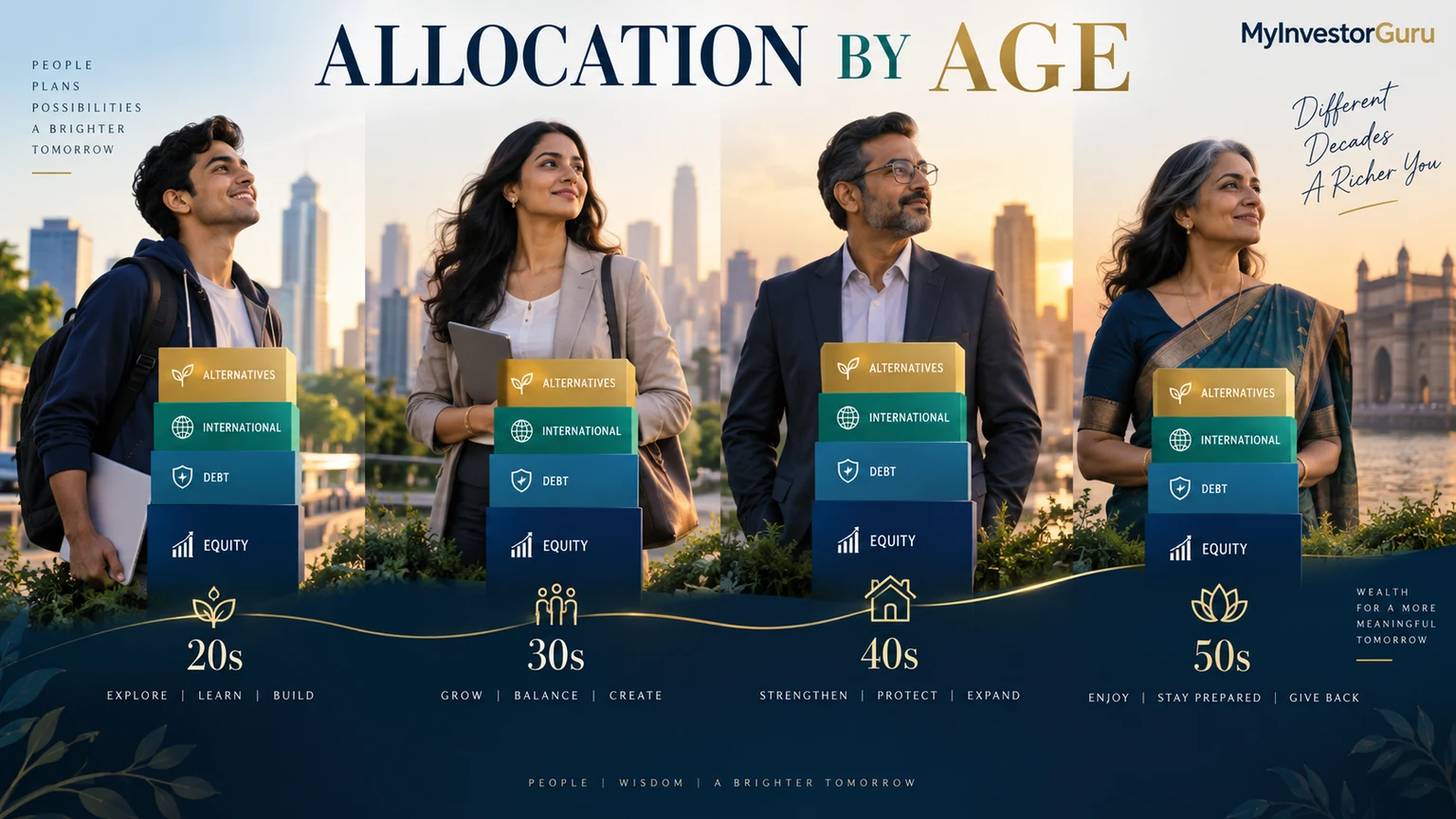 Asset Allocation by Age: 20s, 30s, 40s and 50s