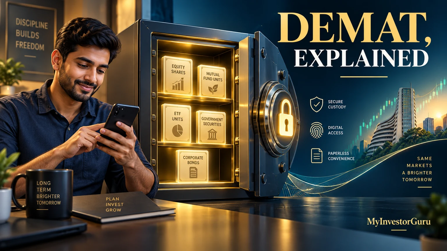 Demat Account Explained: Meaning, Charges and Safety