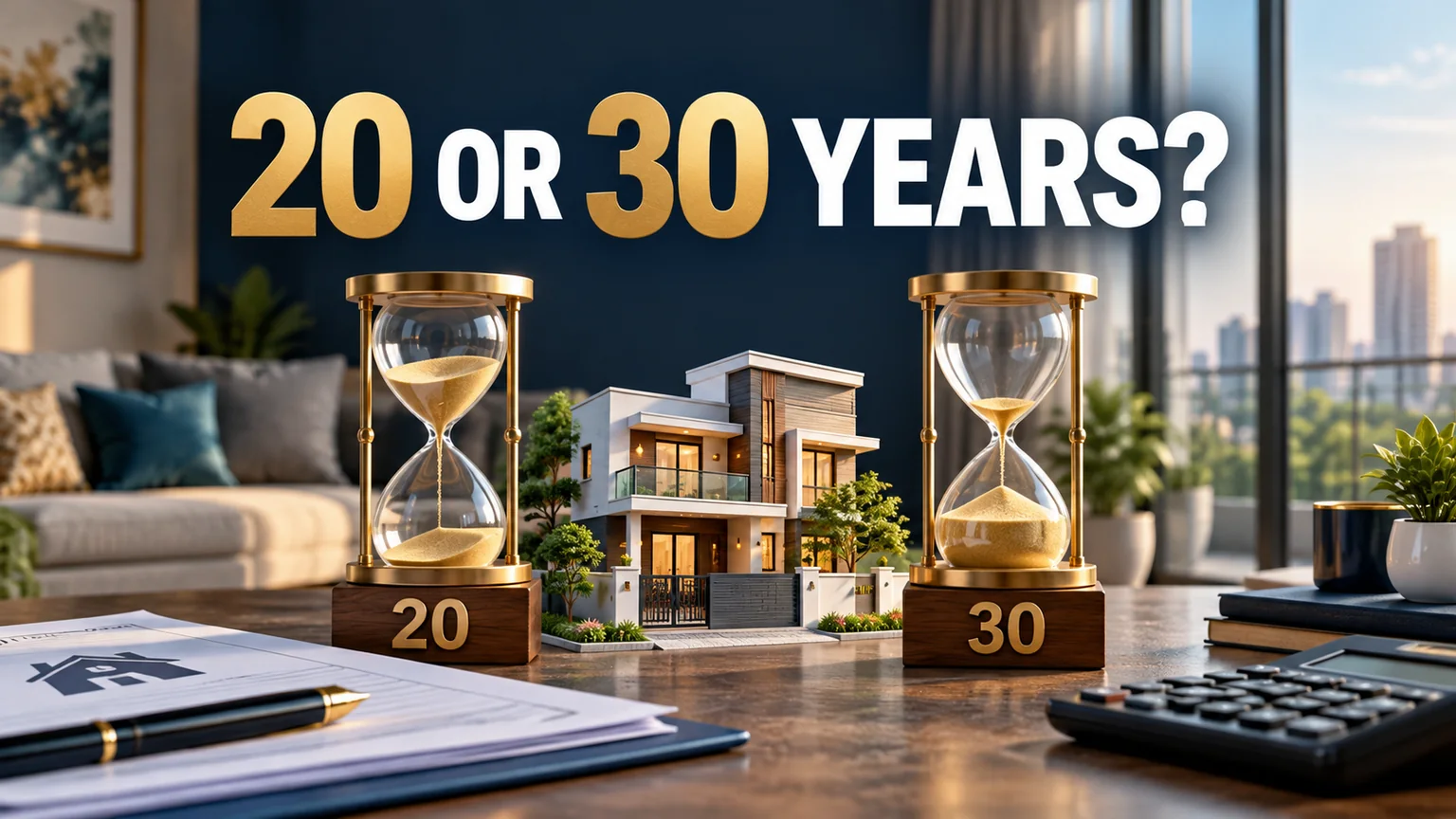 20-Year vs 30-Year Home Loan: EMI and Total Interest