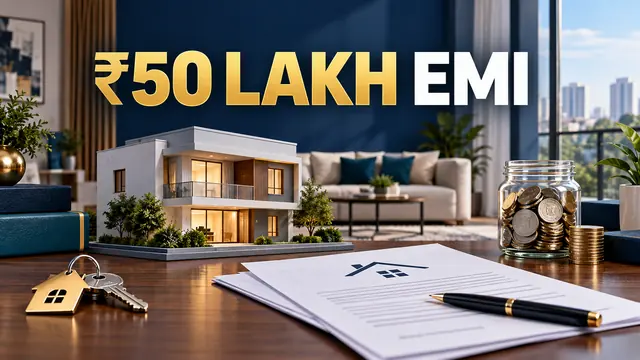 ₹50 Lakh Home Loan EMI: 15, 20 and 30-Year Cost Examples