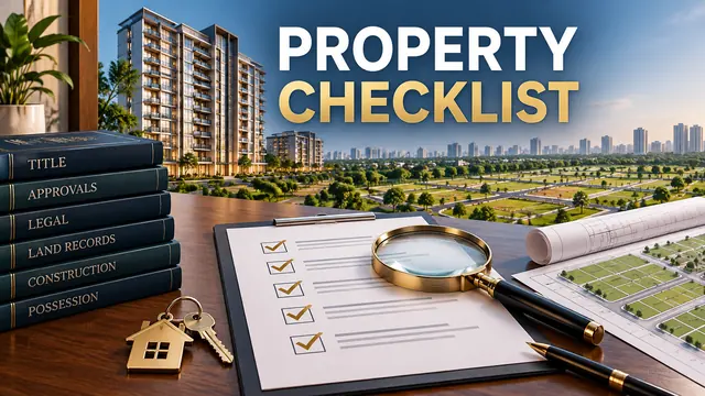 Property Buying Checklist in India 2026: 15 Documents to Verify Before Token Money